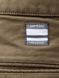 Momotaro Jeans 01-021 Moleskine trousers Olive
