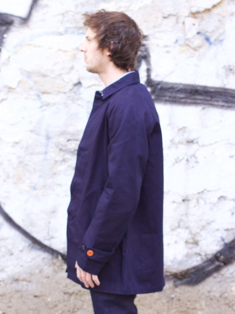 Soulive Indigo Chino Work Coat