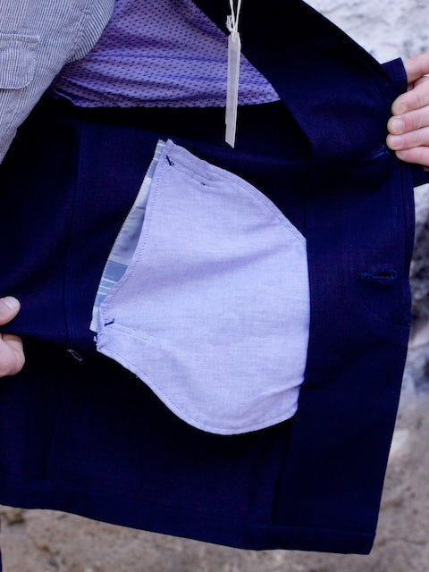 Soulive Indigo Chino Work Coat