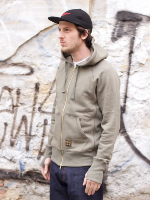 WM A.C. Zip Hoodie Olive