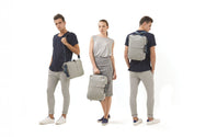 Qwstion Bags Simple Office Organic Light Grey
