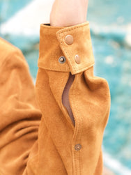 Indigofera Howley Shirt Cognac Suede
