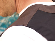 Indigofera Thurston Vest, Grey Canvas