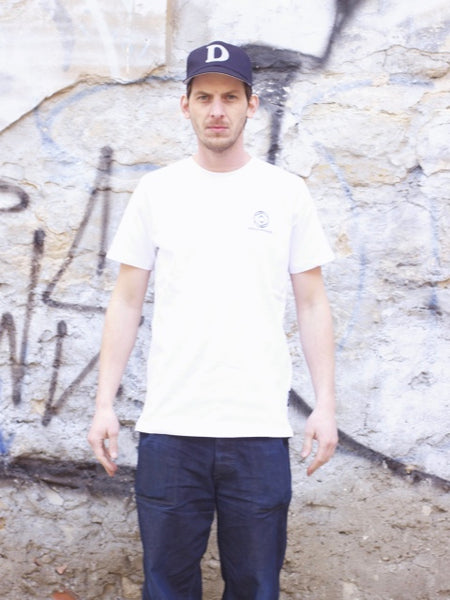 WM A.C. Basic Print Tee, White