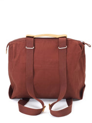 Qwstion Bags Simple Ziptote Organic Redwood