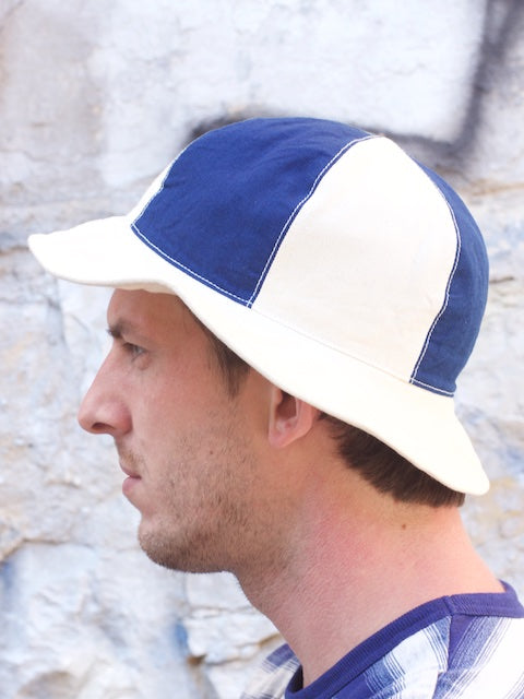 Stevenson Overall Reversible Hat Natural x Blue / Native Patern x Natural