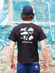 Samurai Jeans SCT18-103 Samurai Club Tricolor T-shirt