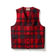 Filson Mackinaw Wool Vest Red/Black