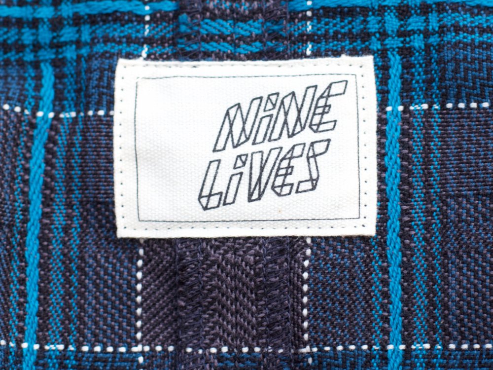 Nine Lives Short-Circuit Check Shirt Blue/Grey