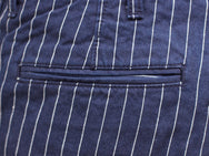 Japan Blue JB7056 Brooklyn Trousers Navy Stripe