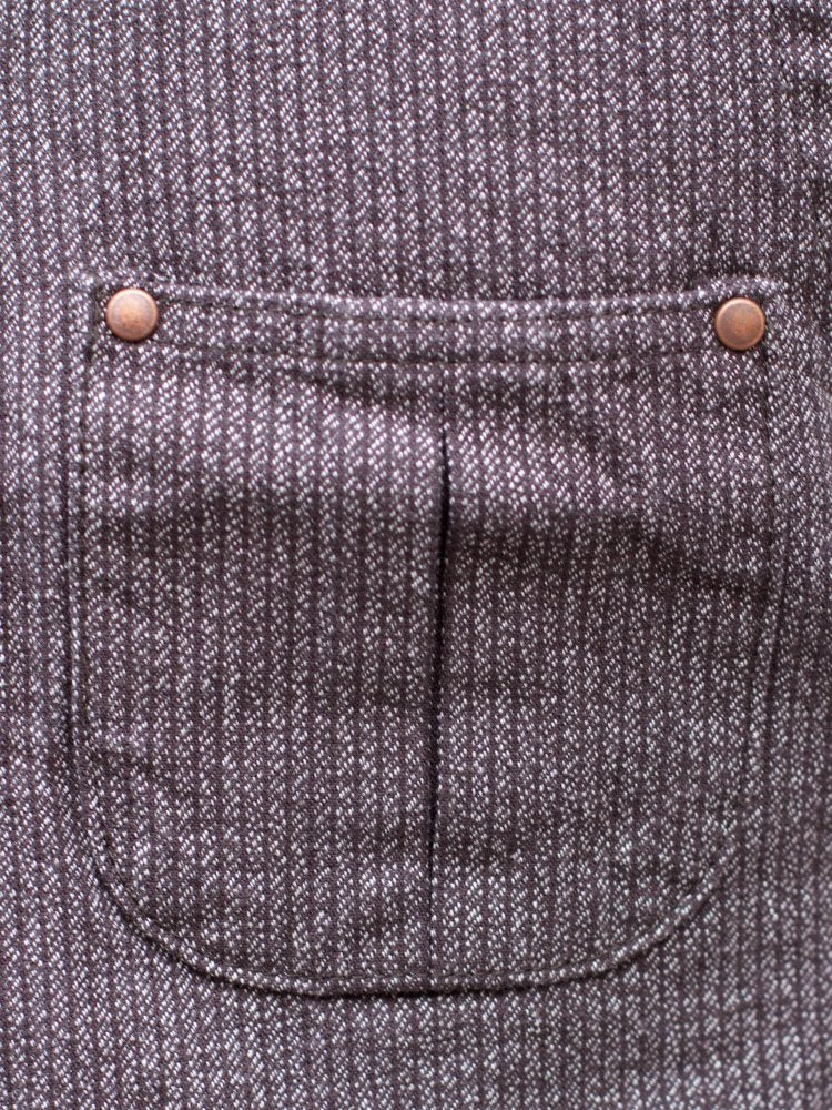 Momotaro Jeans 04-034 Covert Twill Vest Grey