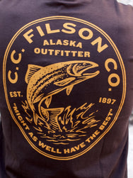 Filson Outfitter Graphics Tee Faded Black