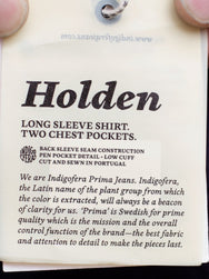 Indigofera Holden Shirt Indigo Canvas
