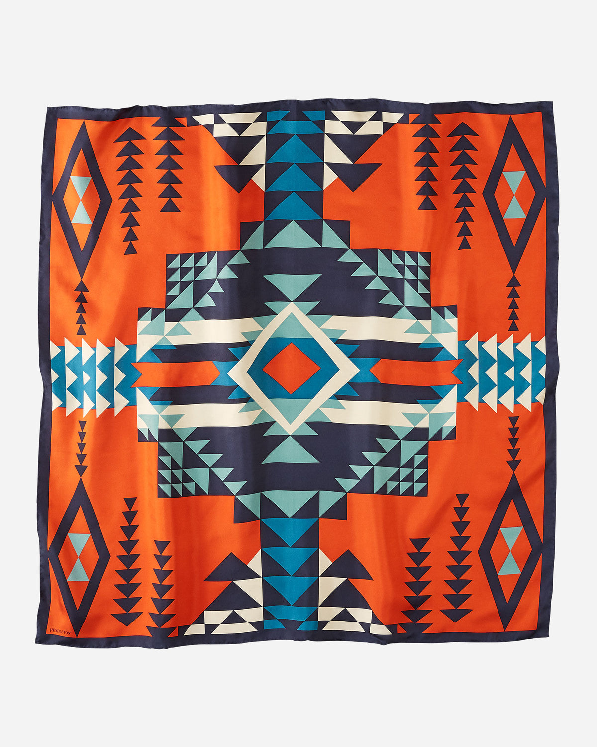 Pendleton Silk Scarf Red Pilot Rock