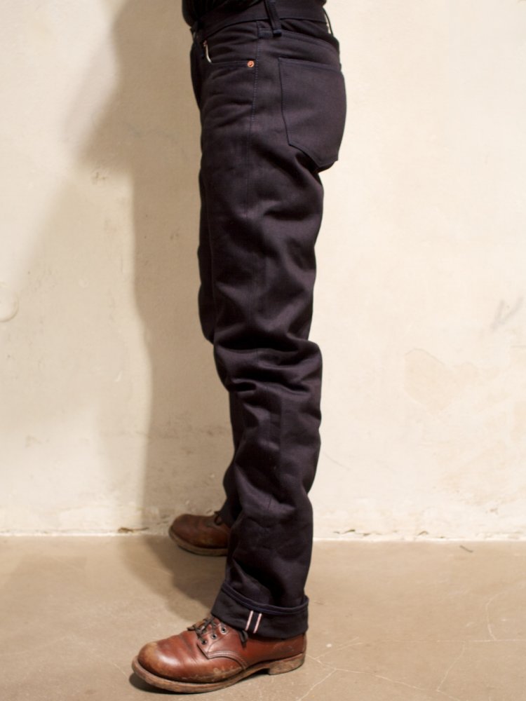 Momotaro Jeans Slim Straight Indigo x Black 0202