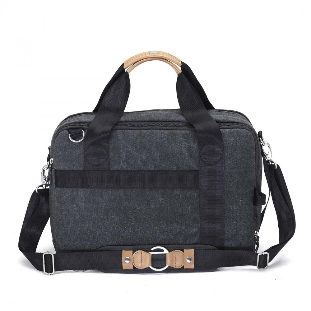 Qwstion Bags Office Bag Washed Black