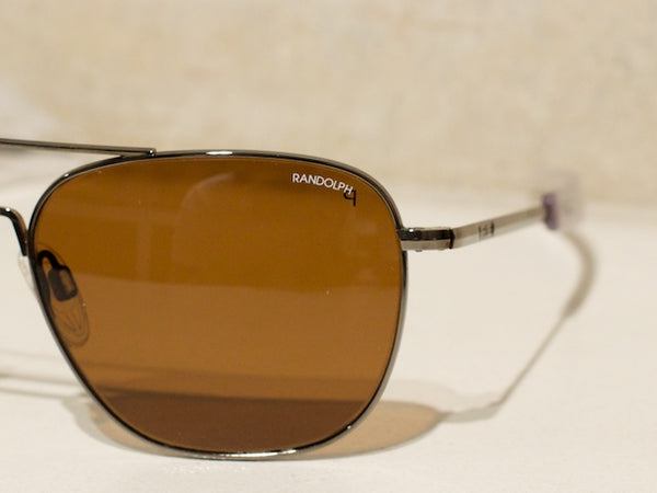 Aviator Gun Metal, Bayonet, Tan Polarized