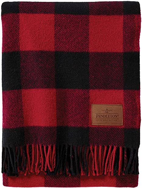 Pendleton Motor Robe With Leather Carrier Rob Roy Tartan