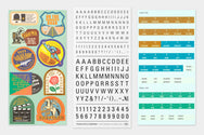Traveler's Company Diary Customize Sticker Set 2022