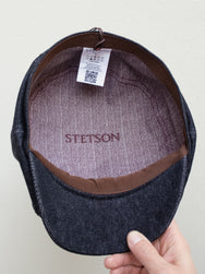 Stetson Hatteras Flat Cap / Denim Jean - Cotton Blue (6841139)