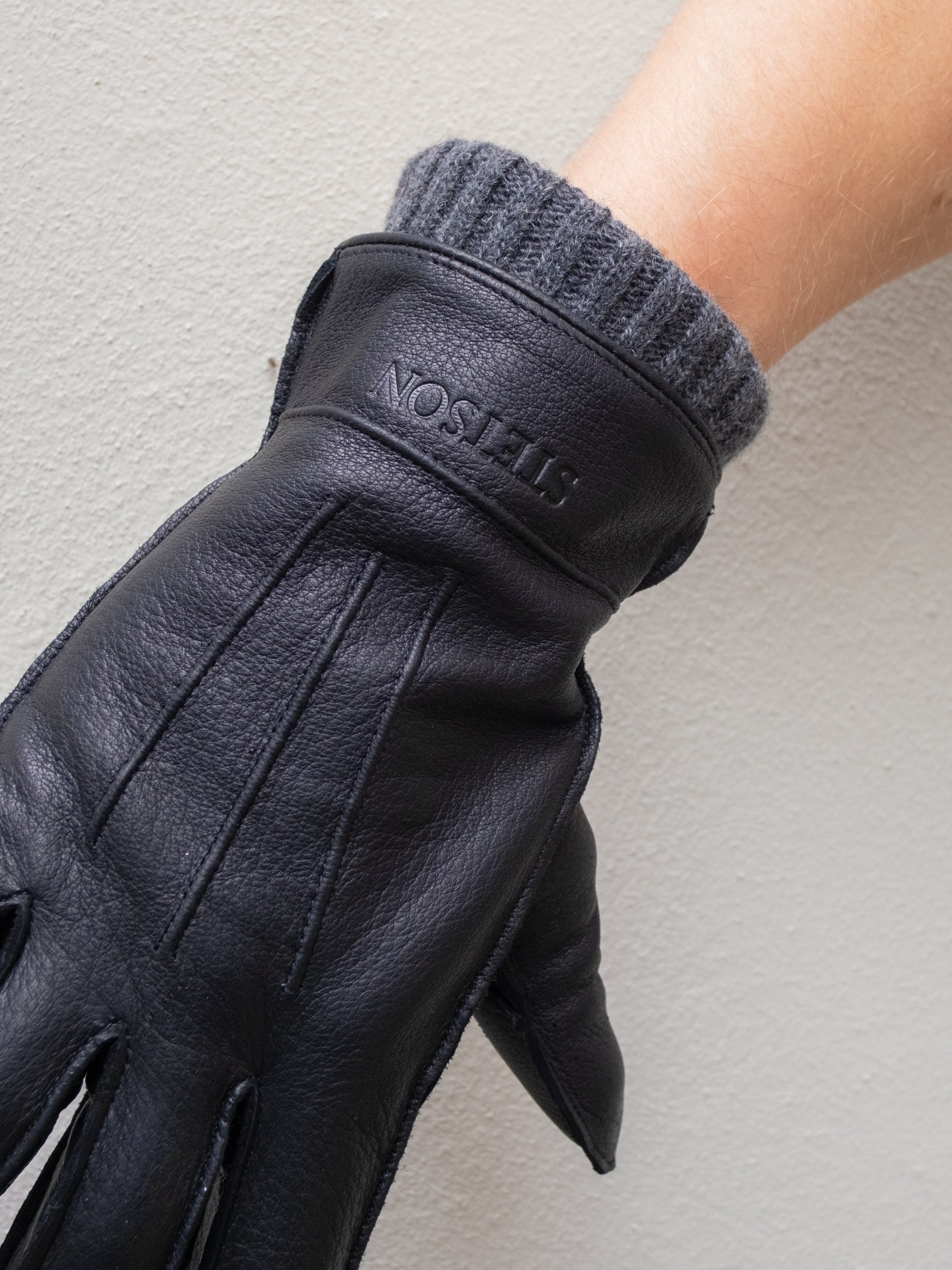 Stetson Deer Cashmere Leren Handschoenen Heren - met voering voor Herfst/ Winter - 10 HS zwart Stetson Deer Cashmere Leren Handschoenen Heren - met voering voor Herfst/ Winter - 10 HS zwart