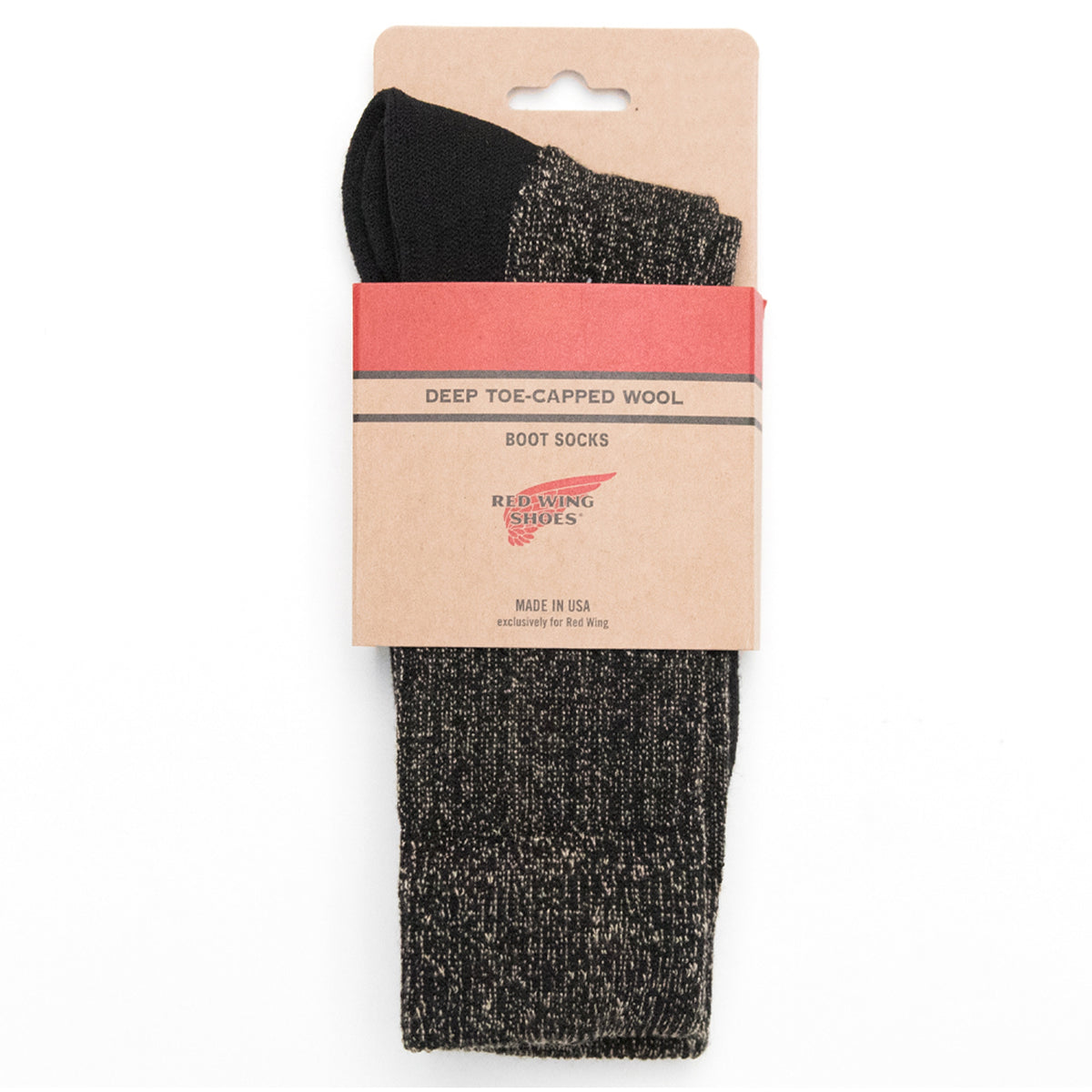 Red Wing Deep Toe-Capped Wool Socks Navy (97330)