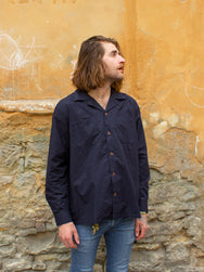 Nudie Jeans Vincent Vacay Shirt Navy