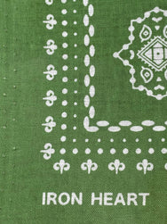 Iron Heart IHG-051-GRN “Bell” Print Bandana - Green