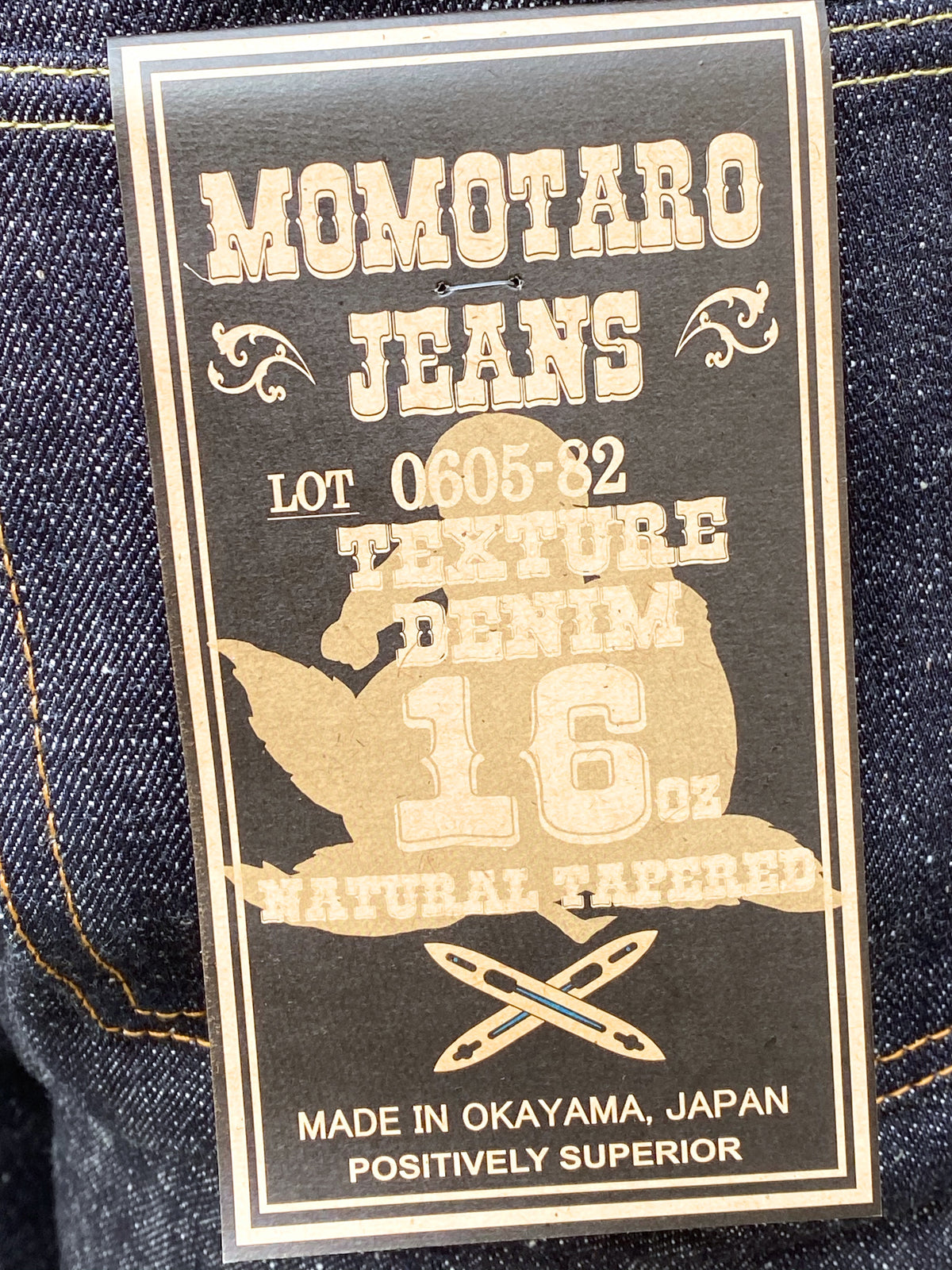 Momotaro Jeans 0605-82 Texture Denim 16oz