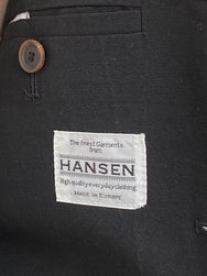 Hansen Garments Daniel Waistcoat Black