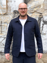 Hansen Garments Johannes Jacket 3-Tone Blue