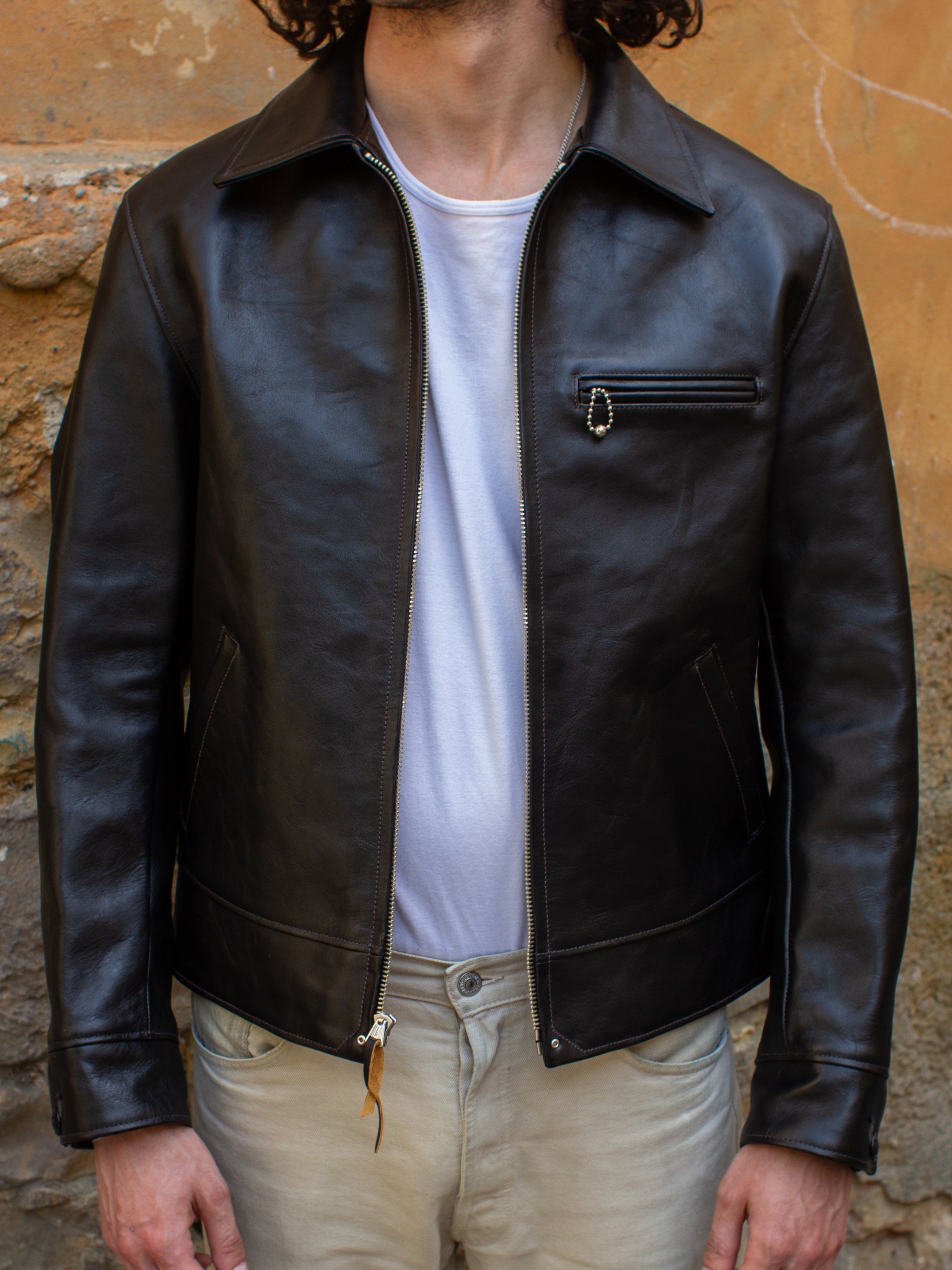 Joe McCoy MJ19115 30s Leather Sports Jacket - Nelson | denimheads.cz