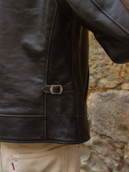 Joe McCoy MJ19115 30s Leather Sports Jacket - Nelson