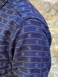 Momotaro 05-261 Indigo Jacquard Shirt