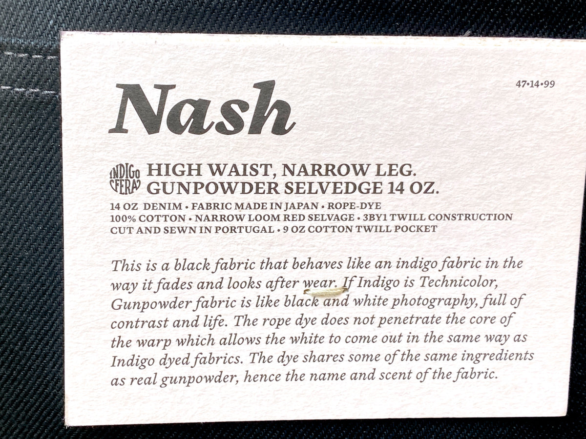 Indigofera Nash Gunpowder Black