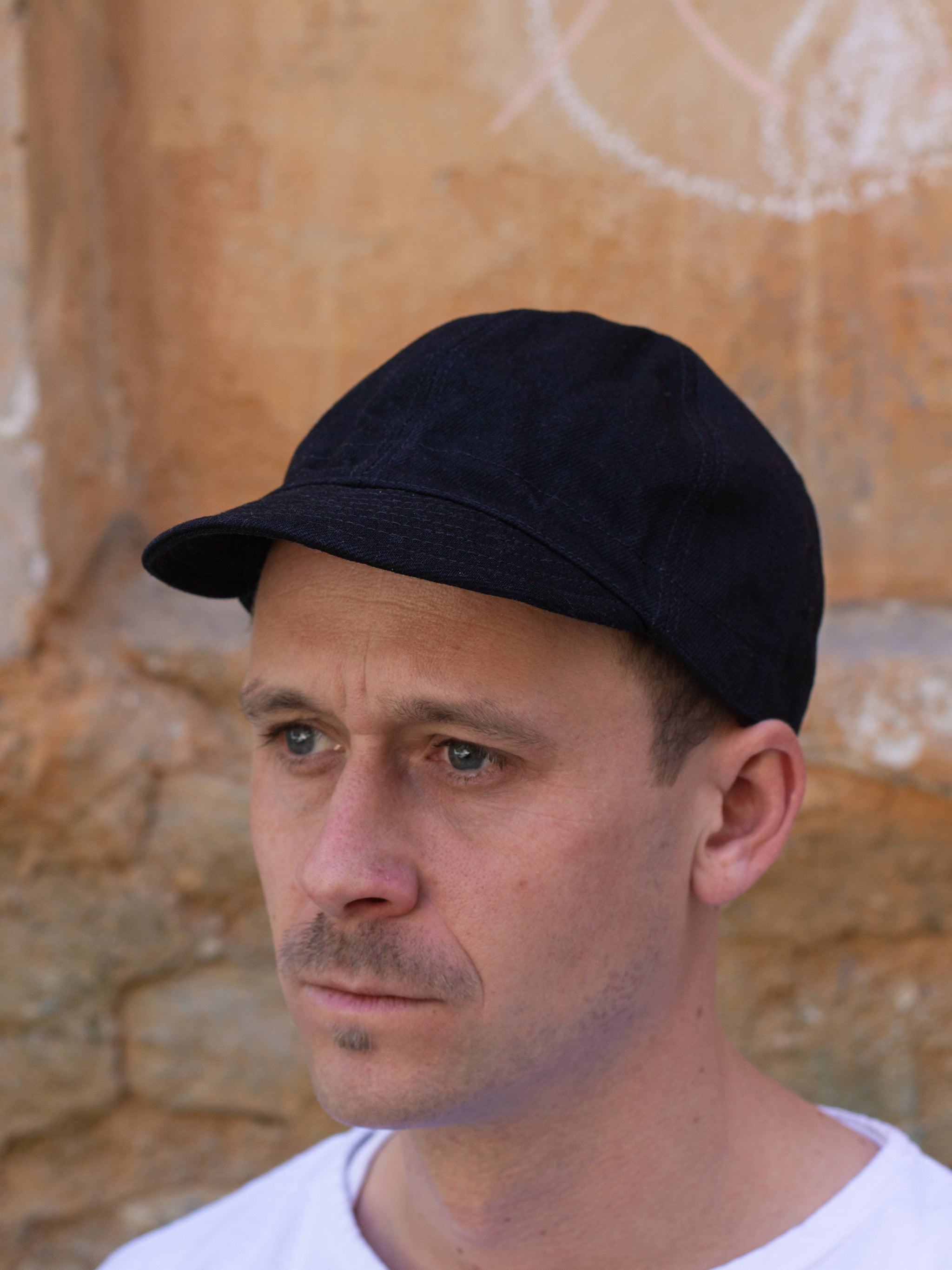 Black Sign 15oz Black Denim Mechanics Cap - Deep Black (BSSC-22901BLK)