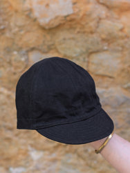 Black Sign 15oz Black Denim Mechanics Cap - Deep Black (BSSC-22901BLK)