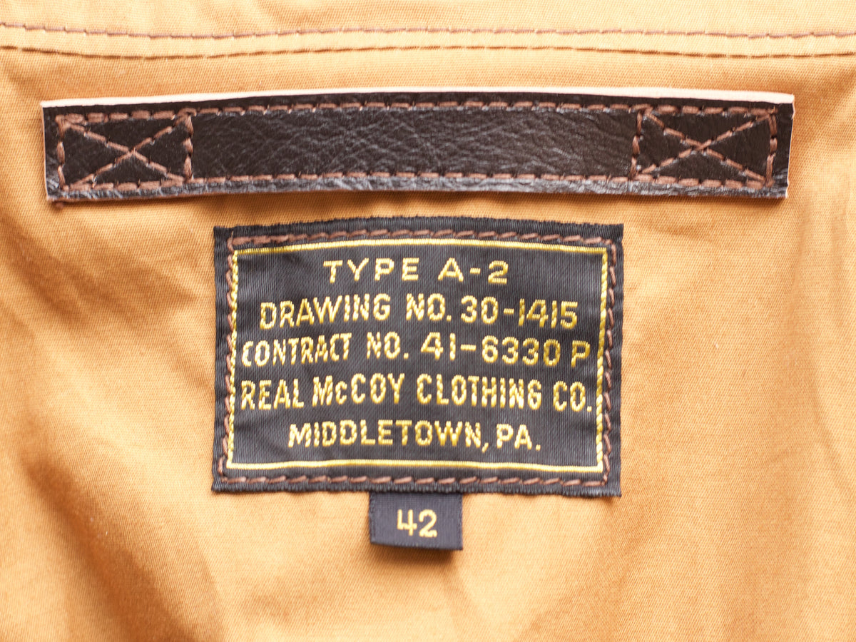 Real McCoy's MJ18101 Type A-2 Real McCoys MFG. Co.