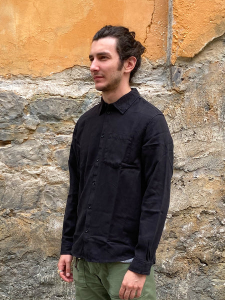 Nudie Jeans Chuck Fluid Twill Black