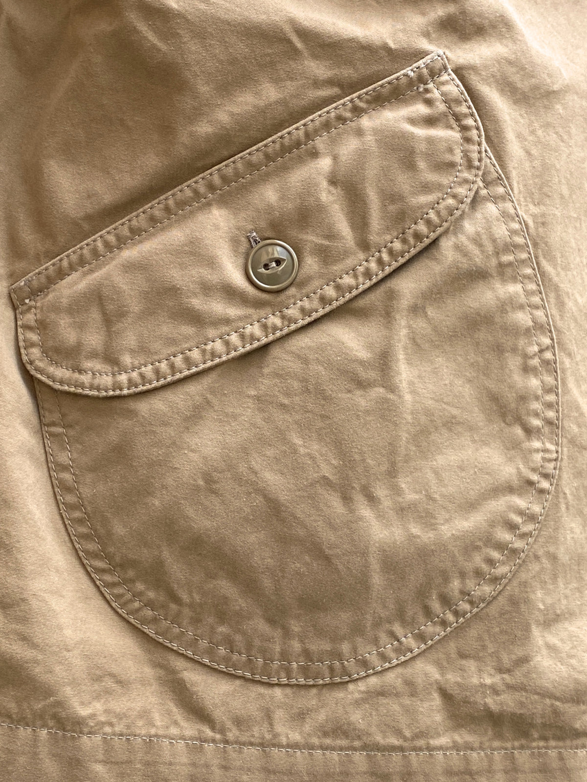 Black Sign Paraffin Deck Shirt  Desert Beige