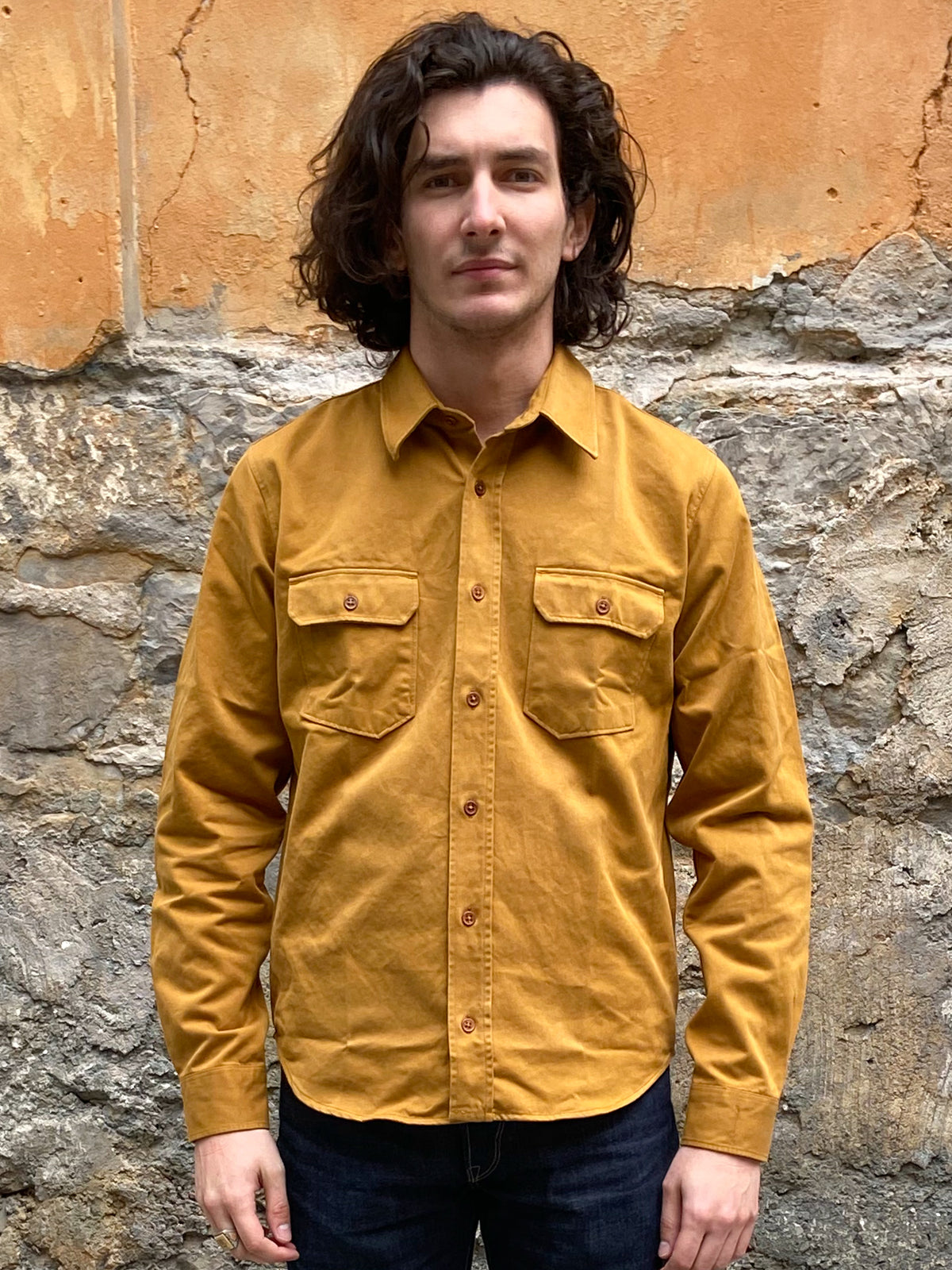 Indigofera Alamo Shirt Golden Oak