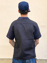 Momotaro 06-086 Open Collar Shirt Black