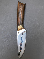 Anton Vadovič Sandwich Blade Knife Ebony Bronze
