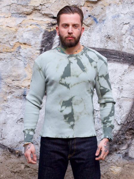 Eat Dust T-Thermal Waffle Jersey Army Green