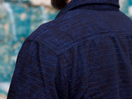 Momotaro 05-233 Indigo Paisley Sashiko Shirt