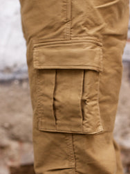Momotaro 01-069 Military Code Lane Wide Cargo Pants Beige