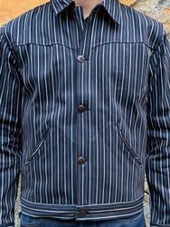 Indigofera Hearst Jacket Trickery Stripe