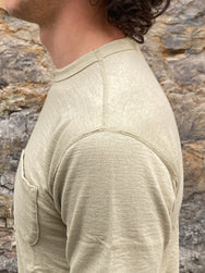 Studio D'Artisan Fox-006 Loopwheeled Short-Sleeved Pocket T-Shirt