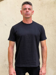 Joe McCoy MC19010 Athletic T-Shirt / Loop-Wheel Black