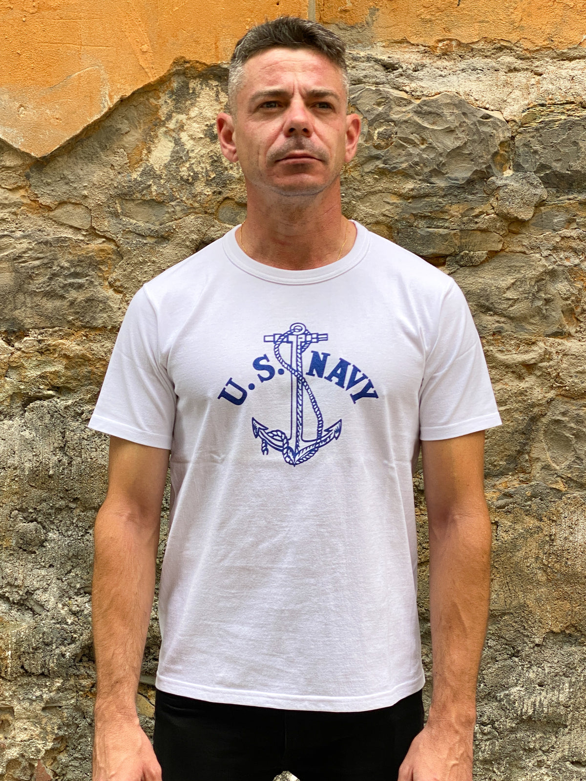 Joe McCoy MC20012 Military Tee / U.S. NAVY Anchor